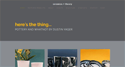 Desktop Screenshot of ceramicsandtheory.com